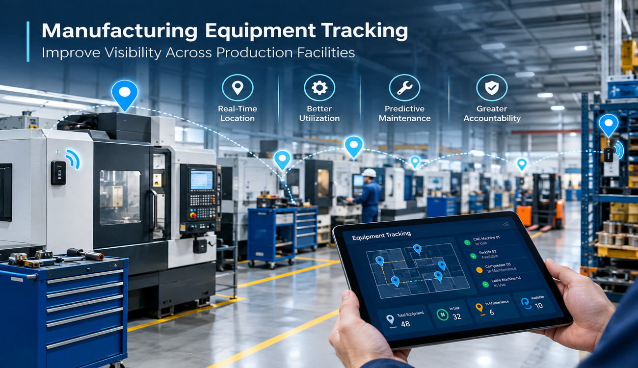 Manufacturing Equipment Tracking : Improve Visibility Across Production Facilities